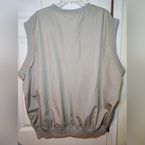 Stone Hill Golf Vest Beige Mens XXLarge Pullover Lightweight Windbreaker - Picture 4 of 4